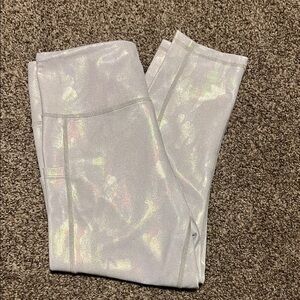 Zyia Silver Camo metallic Light n Tight leggings